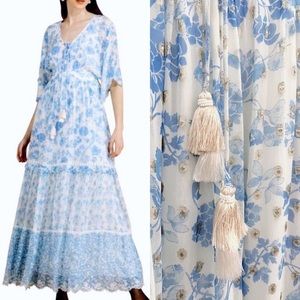 Hemant and Nandita Calee Pleated Long dress
